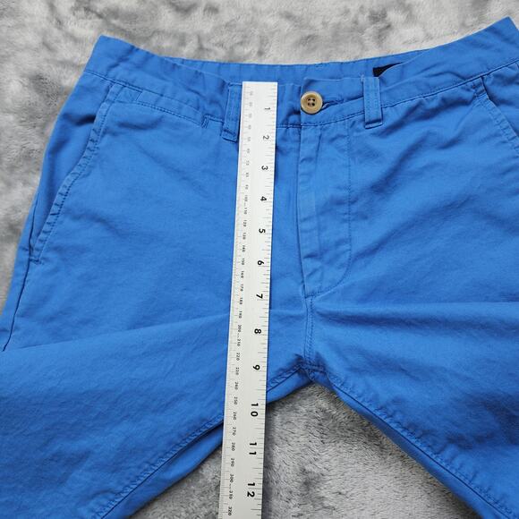 Bonobos Pants Mens 28/28* Bright Blue Slim Straight Chino Weekend Warrior Cotton - Picture 9 of 12